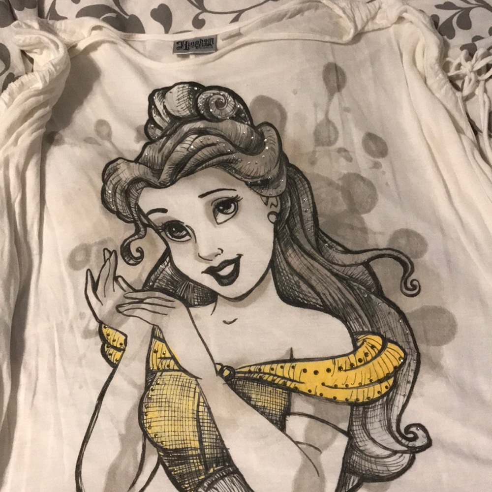 Disney Belle flutter sleeve t-shirt